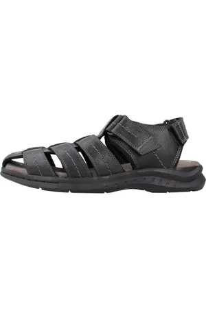 Clarks Sko, Herre, Sort, 42 1/2 EU, Uld, Walkford Fish Flade Sandaler