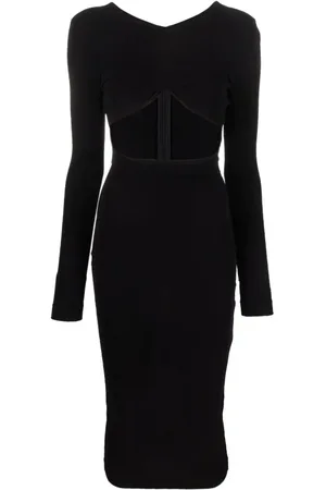 Dsquared2 Kjole, Dame, Sort, XS, Pikaboo Kjole