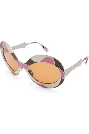 Marni Tilbehør, Dame, Lyserød, 58 MM, Shell Solbriller