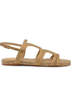 Castaner Sko, Dame, Gul, 35 EU, Jute, Flad Sandal