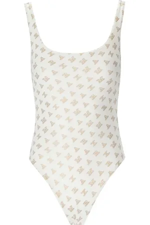 Max Mara Badetøj, Dame, Hvid, XS, Uld, Clarice One-piece Badedragt