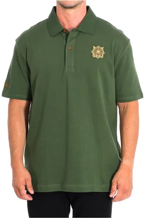 La Martina Top, Herre, Grøn, 2XL, Bomuld, Kortærmet Polo Shirt