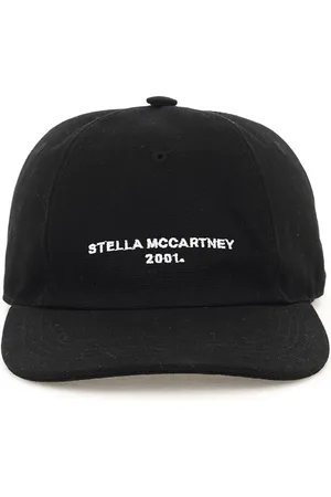 Stella McCartney Tilbehør, Dame, Sort, 59 CM, Bomuld, Baseballkasket med Kontrastlogo