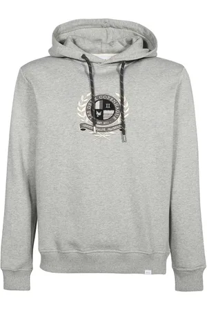 Les Deux Sweathshirts & Hoodies, Herre, Grå, 2XL, Bomuld, Bomulds Hættetrøje