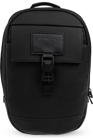 Moncler Taske, Herre, Sort, ONE SIZE, Bomuld, Backpack Nakoa