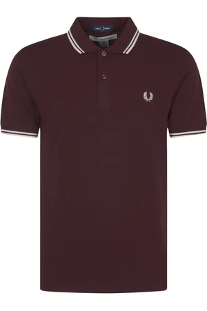 Comme des Garçons Top, Herre, Lilla, M, Bomuld, Logo Polo Shirt
