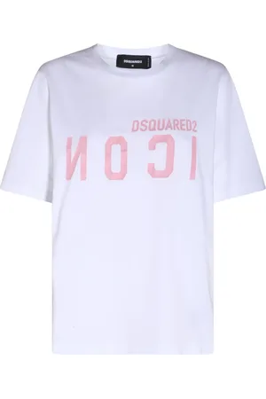 Dsquared2 Top, Dame, Hvid, XS, Bomuld, T-Shirt