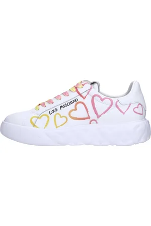 Moschino Sko, Dame, Flerfarvet, 39 EU, Læder, Sneakers MultiColour
