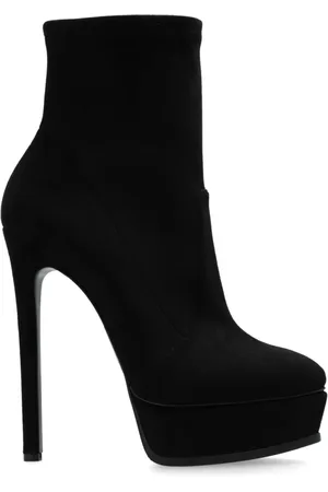 Casadei Sko, Dame, Sort, 40 EU, Læder, Heeled Ankelstøvler Arceus