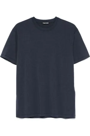 Tom Ford Top, Herre, Blå, L, Blå T-shirts og Polos