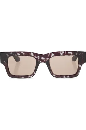 Alexander McQueen Tilbehør, Herre, Brun, ONE SIZE, Uld, Solbriller