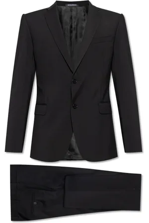 Emporio Armani Jakkesæt, Herre, Sort, XL, Uld, Virgin Wool Suit