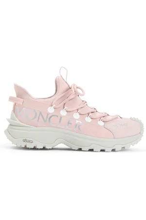 Moncler Sko, Dame, Lyserød, 38 1/2 EU, Læder, Trailgrip Lite2 Sneakers