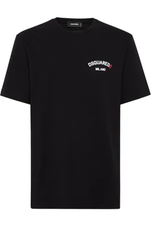 Dsquared2 Top, Herre, Sort, 3XL, Bomuld, Sort T-shirt