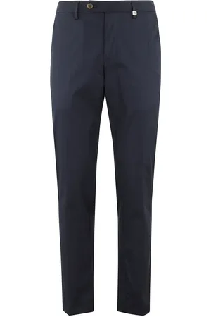 MYTHS Bukser, Herre, Blå, 2XL, Bomuld, Blå Bomuld Stretch Chino Bukser