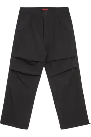 Pleasures Bukser, Herre, Sort, W28, Nylon, Flight Pants med Custom Nylon Fabric