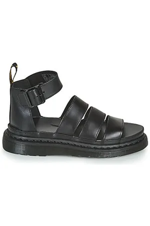Dr. Martens Sko, Dame, Sort, 40 EU, Læder, Clarissa II Flade Sandaler
