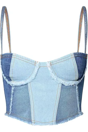 Chiara Ferragni Top, Dame, Blå, L, Sleeveless Top