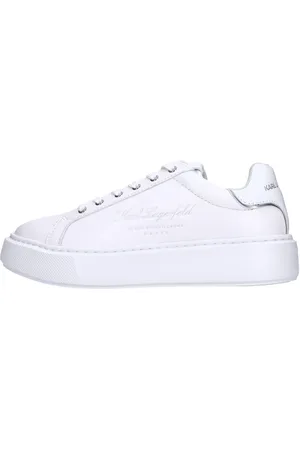 Karl Lagerfeld Sko, Dame, Hvid, 39 EU, Uld, Sneakers Hvid