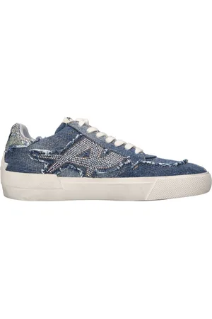 Ash Sko, Dame, Blå, 40 EU, Læder, Sneakers MultiColour