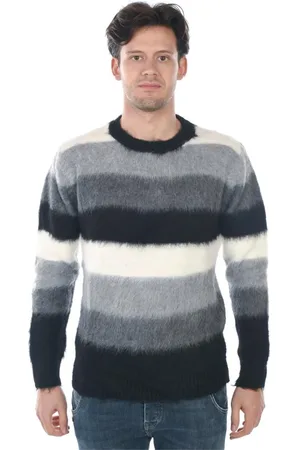 D.A. Daniele Alessandrini Strik, Herre, Sort, 2XL, Uld, Sweatshirts