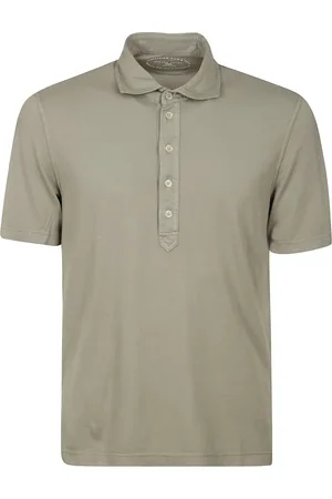 FEDELI Top, Herre, , 3XL, Bomuld, Bomulds Polo Shirt med Knaplukning og Korte Ærmer
