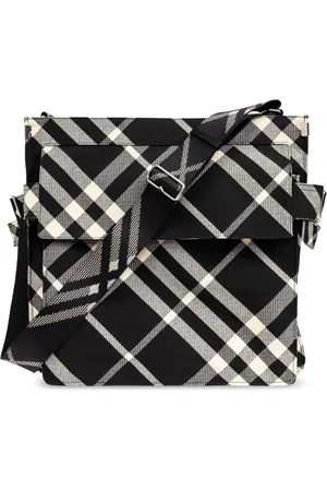 Burberry Taske, Herre, Sort, ONE SIZE, Bomuld, Checked Trench Tote Bag