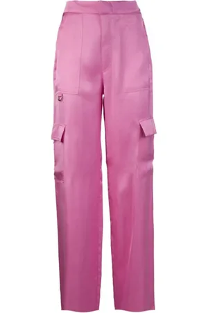 Chiara Ferragni Bukser, Dame, Lyserød, 2XS, Straight Bukser