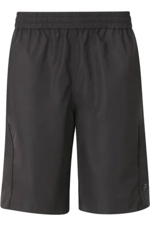 Givenchy Shorts, Herre, Sort, M, Uld, Sorte signatur shorts med 4G motiv