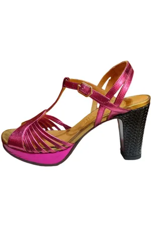 Chie Mihara Sko, Dame, Lyserød, 35 EU, Læder, Fuchsia Bronze Elenja Sandal