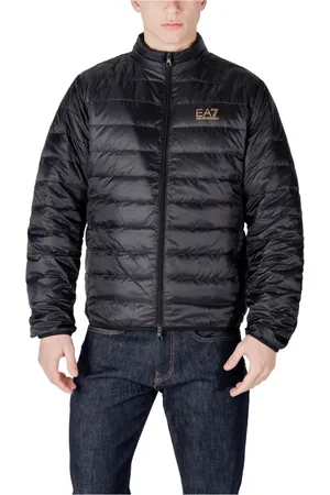 EA7 Jakke, Herre, Sort, 2XL, Uld, Core Identity packable down jacket