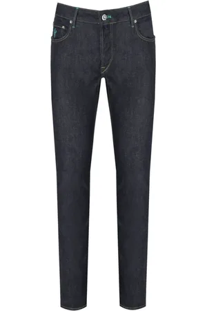 Hand Picked Jeans, Herre, Blå, W30, Bomuld, Mørkeblå Ravello Jeans