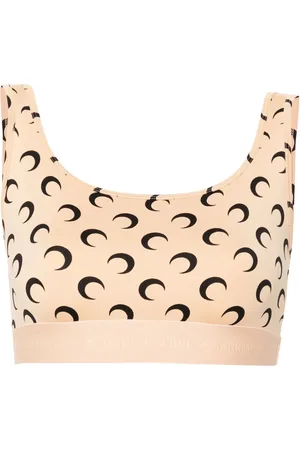 Marine Serre Top, Dame, , M, Måne Print Top
