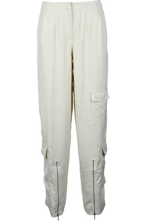 Calvin Klein Bukser, Dame, , L, Polyester, Cargo Style Polyester Bukser med Lynlås