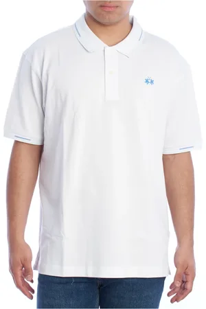 La Martina Top, Herre, Hvid, 3XL, Bomuld, Regular Fit Kortærmet Polo