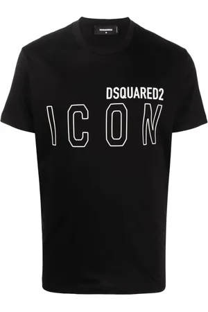 Dsquared2 Top, Herre, Sort, XS, Bomuld, Kortærmet T-shirt