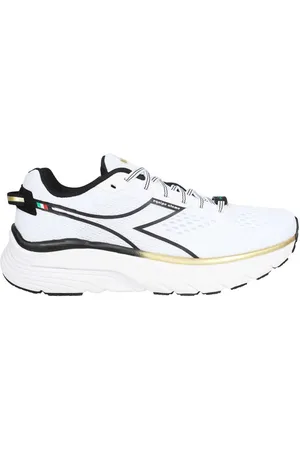 Diadora Sko, Herre, Hvid, 42 1/2 EU, Nylon, Nylon Low-Top Sneakers