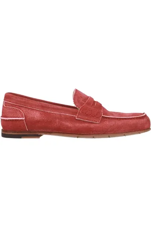 Premiata Sko, Dame, Rød, 36 EU, Læder, Lav Hæl Ruskind Loafer