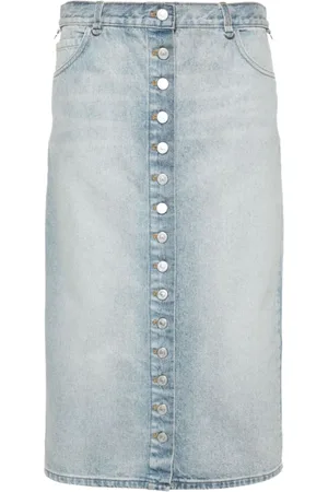 Courrèges Nederdel, Dame, Blå, M, Denim, Clear Denim Nederdel