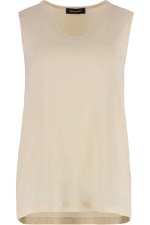 Fabiana Filippi Top, Dame, , M, Beaded Crêpe Top