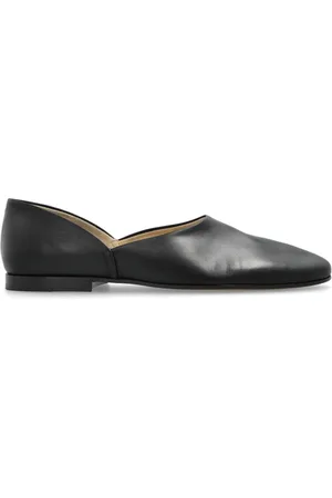 Maison Margiela Sko, Dame, Sort, 37 1/2 EU, Læder, Sort læderballerina