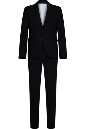 Dsquared2 Jakkesæt, Herre, Sort, XL, Uld, Single Breasted Suit Set