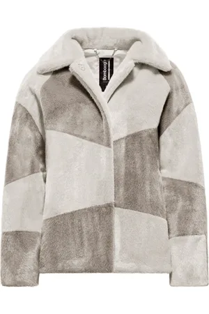 Bomboogie Jakke, Dame, Grå, XS, Polyester, Chic Ternet Kort Frakke