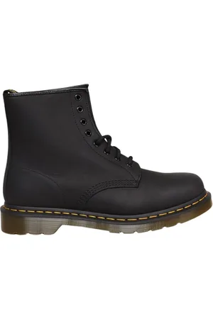 Dr. Martens Sko, Herre, Sort, 44 EU, Læder, 1460 Greasy Støvler