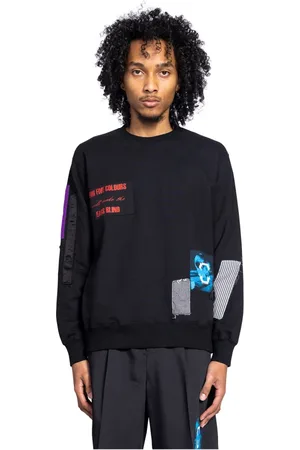 UNDERCOVER Strik, Herre, Sort, XL, Uld, Sort Pullover Sweater Stilfuld Mode