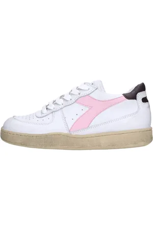 Diadora Sko, Dame, Hvid, 41 EU, Læder, Heritage Sneakers