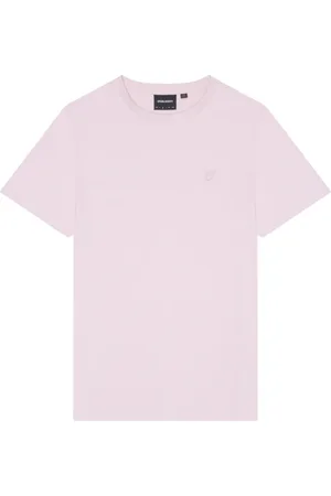 Lyle & Scott Top, Herre, Lyserød, L, Bomuld, Tonal Eagle T-shirt