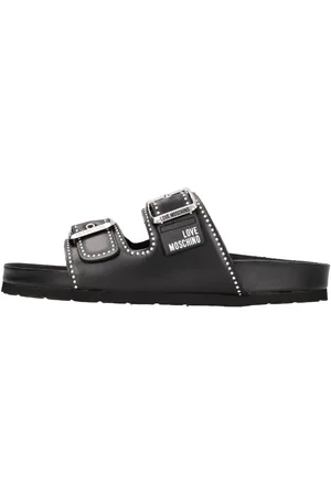 Moschino Sko, Dame, Sort, 40 EU, Læder, Sandal Sort