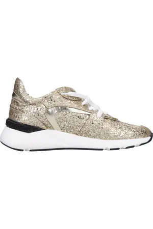 Casadei Sko, Dame, Gul, 37 EU, Læder, Sneakers Golden