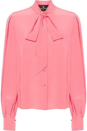 Etro Bluser & Skjorter, Dame, Lyserød, XS, Uld, Stilfuld Skjorte